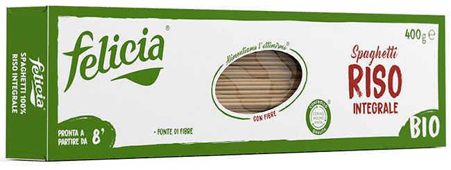 FELICIA BIO RISO INTEGRALE SPAGHETTI 340 G - Fontenova srl