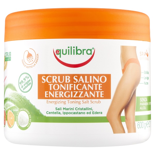 EQUILIBRA SCRUB SALINO TONIFICANTE ENERGIZZANTE 600 G - Fontenova srl