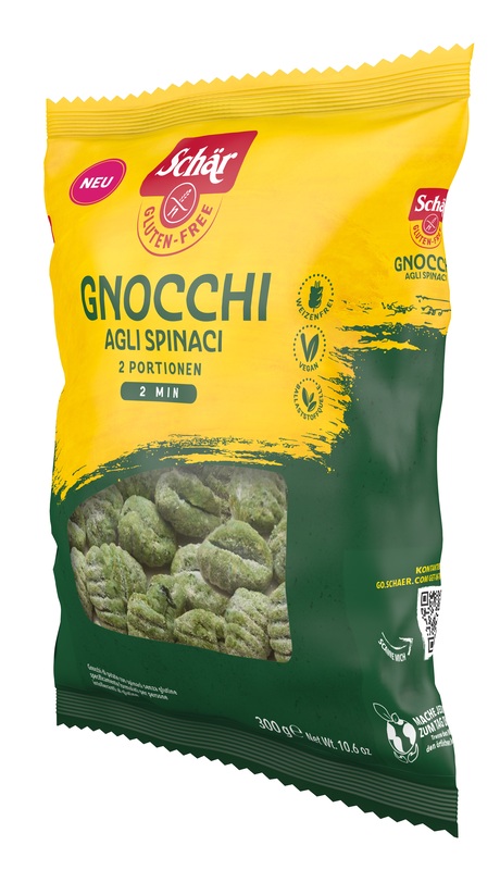 SCHAR GNOCCHI DI PATATE AGLI SPINACI 300 G - Fontenova srl