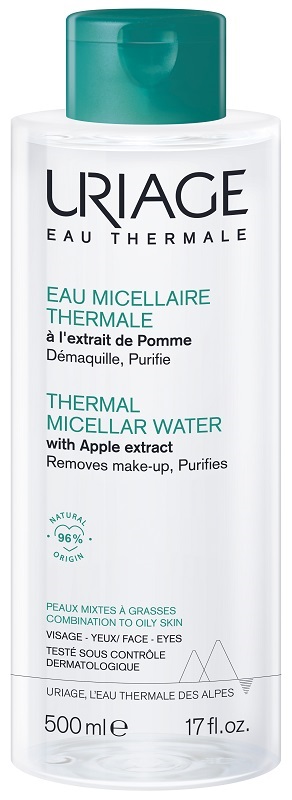 URIAGE EAU MICELLAIRE THERMALE PELLI MISTE GRASSE FLACONE 500 ML - Fontenova srl