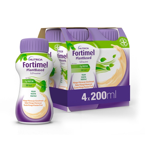 FORTIMEL PLANT BASED MANGO PASSION FRUIT 4 BOTTIGLIE DA 200 ML - Fontenova srl
