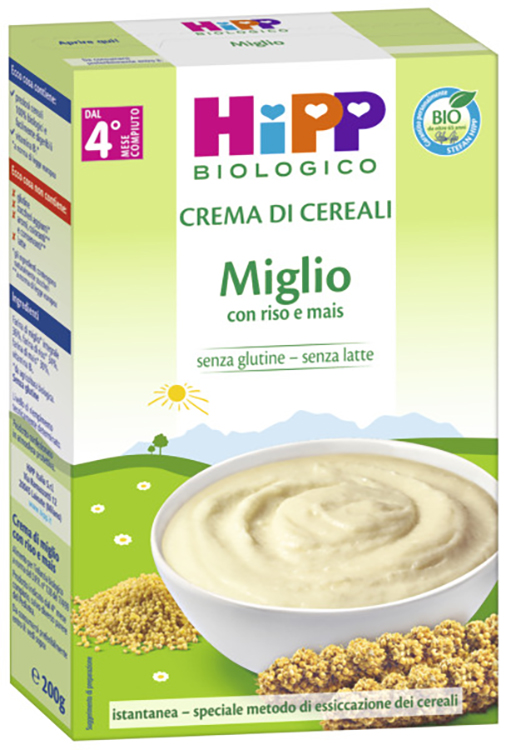 HIPP BIO CREMA CEREALI MIGLIO 200 G - Fontenova srl
