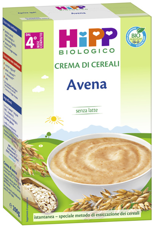HIPP BIO CREMA CEREALI AVENA 200 G - Fontenova srl