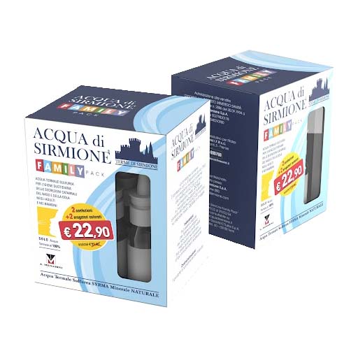 ACQUA DI SIRMIONE FAMILY PACK 12 FLACONCINI DA 15 ML - Fontenova srl