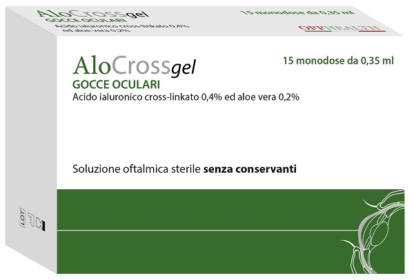 ALOCROSSGEL SOLUZIONE OFTALMICA 15 MONODOSE DA 0,35 ML - Fontenova srl