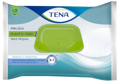 TENA WET WIPES PLASTIC FREE 48 PEZZI - Fontenova srl