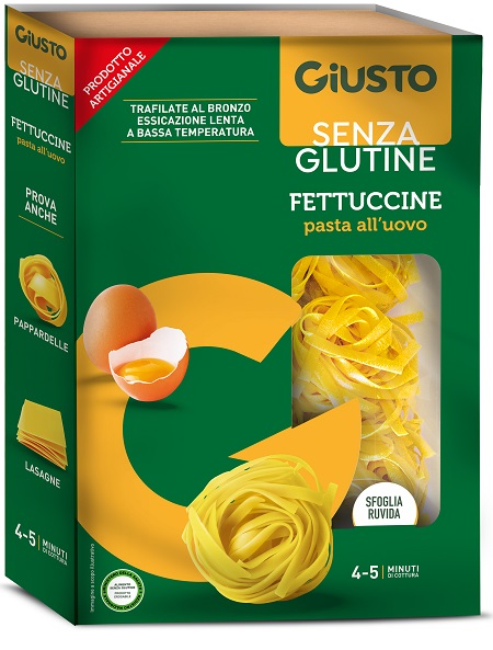 GIUSTO SENZA GLUTINE FETTUCCINE ALL'UOVO 250 G - Fontenova srl