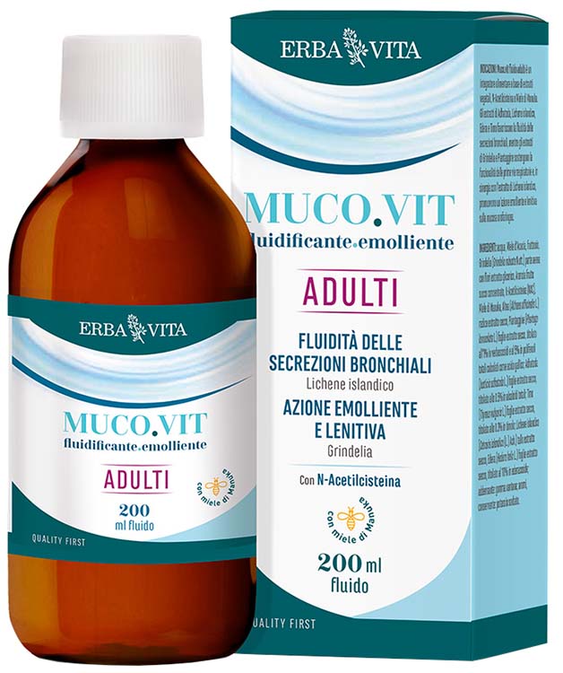 MUCOVIT FLUIDO ADULTI 200 ML - Fontenova srl