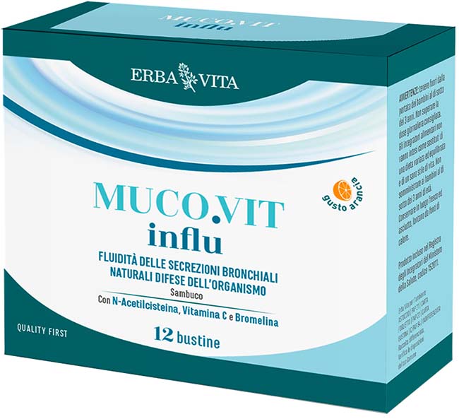 MUCOVIT INFLU 12 BUSTINE - Fontenova srl
