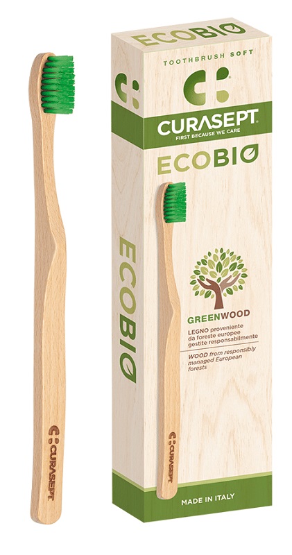 CURASEPT SPAZZOLINO MORBIDO MANICO IN LEGNO - Fontenova srl