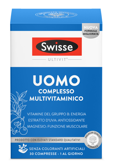 SWISSE MULTIVITAMINICO UOMO 30 COMPRESSE - Fontenova srl