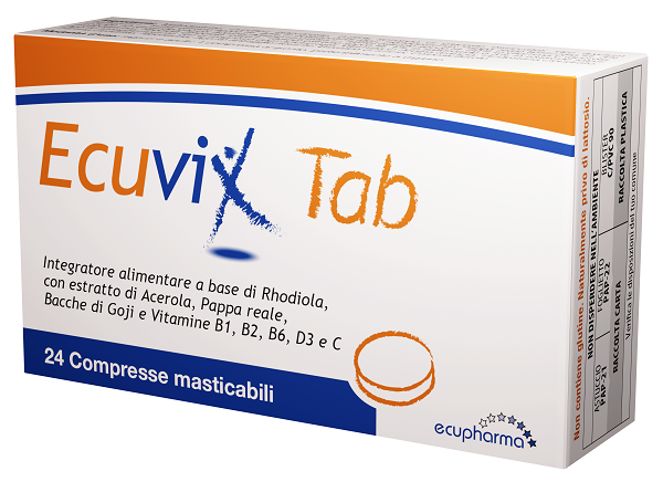 ECUVIX TAB 24 COMPRESSE MASTICABILI - Fontenova srl