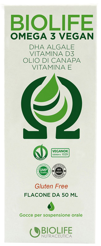 BIOLIFE OMEGA 3 VEGAN 50 ML - Fontenova srl