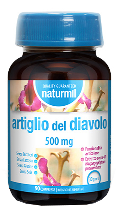 NATURMIL ARTIGLIO DEL DIAVOLO 500 MG 90 COMPRESSE - Fontenova srl