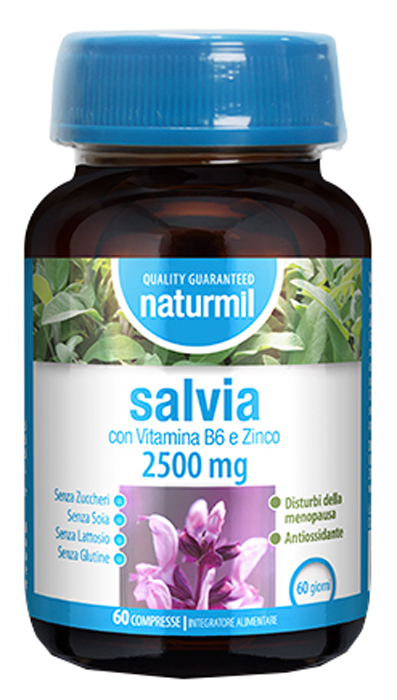 NATURMIL SALVIA 2500 MG 60 COMPRESSE - Fontenova srl