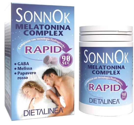 DIETALINEA SONNOK MELATONINA RAPID 60 COMPRESSE - Fontenova srl