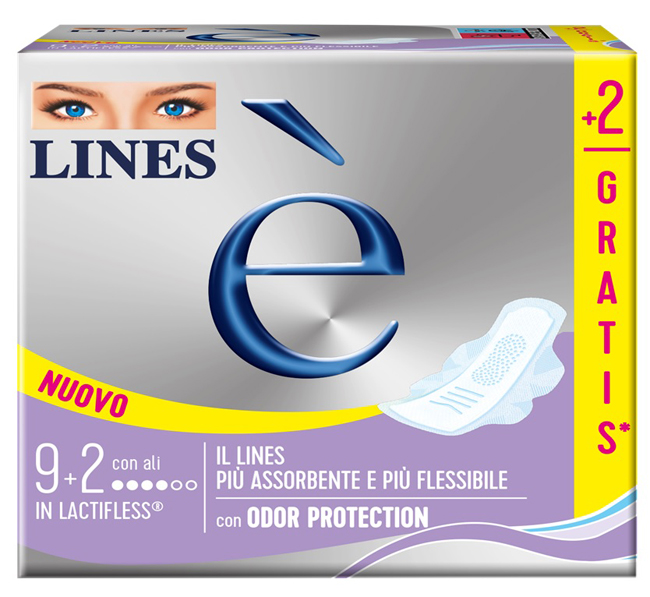 LINES E' ALI CARRY PACK 9 + 2 PEZZI - Fontenova srl