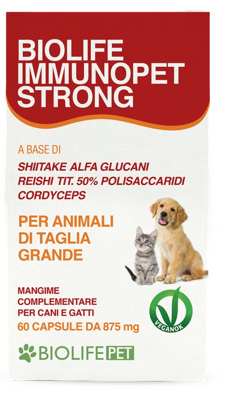 BIOLIFE IMMUNOPET STRONG 60 CAPSULE - Fontenova srl