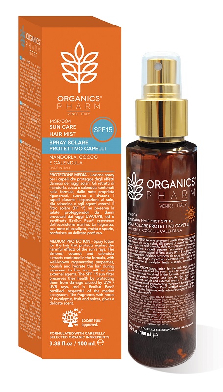 ORGANICS PHARM SUN CARE HAIR MIST SPF15 100 ML - Fontenova srl