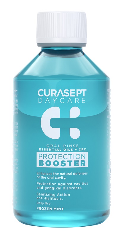 CURASEPT DAYCARE COLLUTORIO PROTECTION BOOSTER FROZEN MINT 500 ML - Fontenova srl