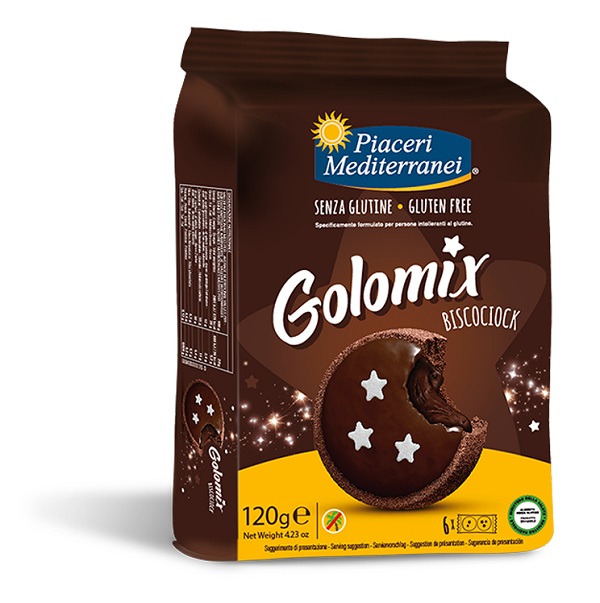 PIACERI MEDITERRANEI GOLOMIX BISCOCIOCK 6 PEZZI DA 20 G - Fontenova srl