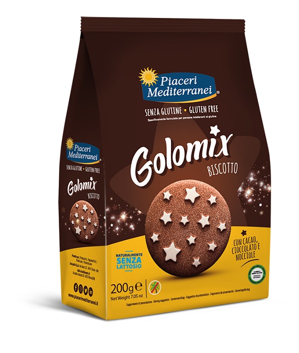 PIACERI MEDITERRANEI GOLOMIX BISCOTTO 200 G - Fontenova srl