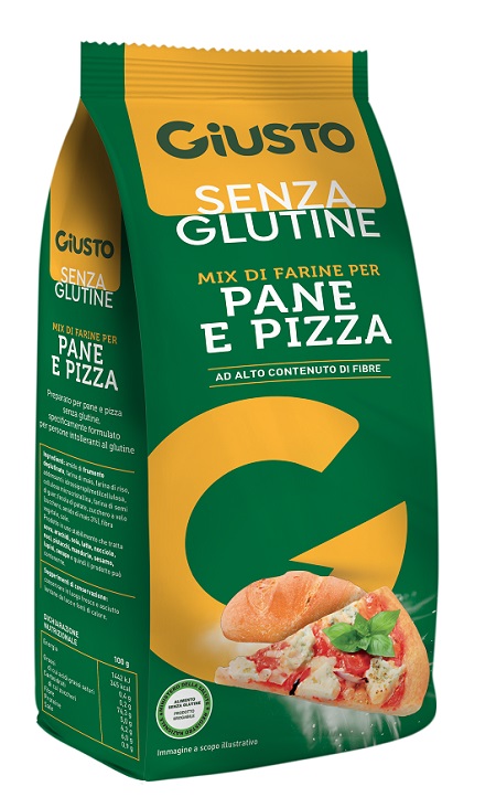 GIUSTO SENZA GLUTINE MIX PANE E PIZZA 500 G - Fontenova srl