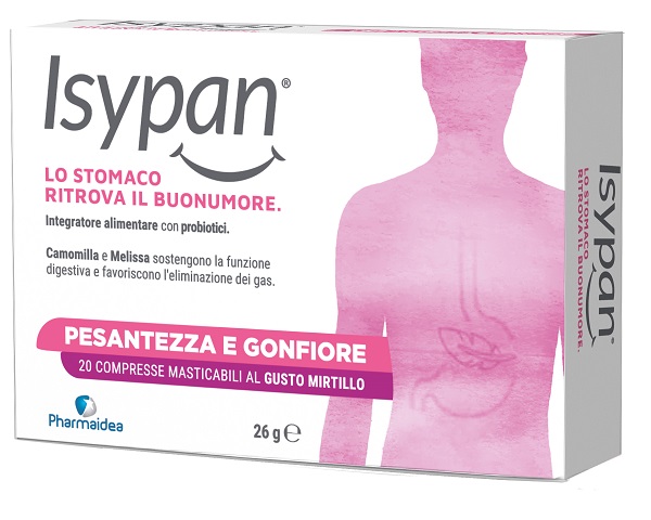 ISYPAN PESANTEZZA GONFIORE 20 COMPRESSE MASTICABILI - Fontenova srl