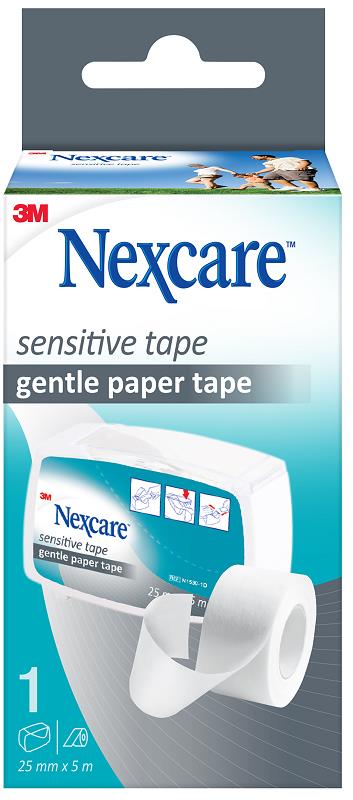CEROTTO SU ROCCHETTO NEXCARE SENSITIVE TAPE 2,5X500CM NO DISPENSER - Fontenova srl
