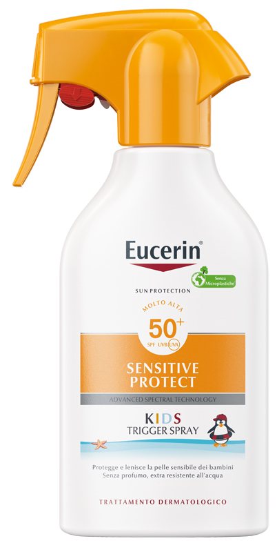 EUCERIN SUN KIDS SENSITIVE PROTECT SPF50+ TRIGGER SPRAY 250 ML - Fontenova srl