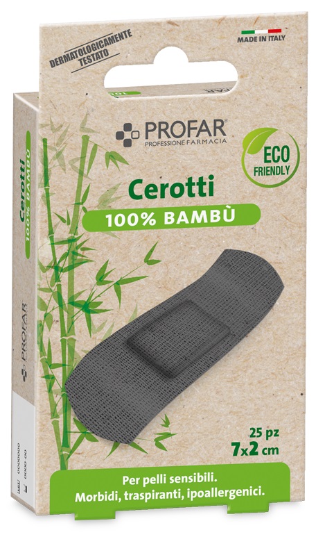 CEROTTI PROFAR BAMBU' 7X2CM 25 PEZZI - Fontenova srl