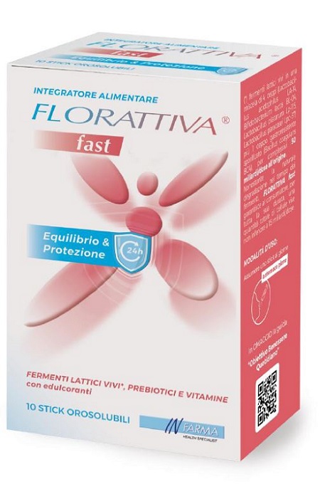 FLORATTIVA FAST 10 STICK OROSOLUBILI - Fontenova srl