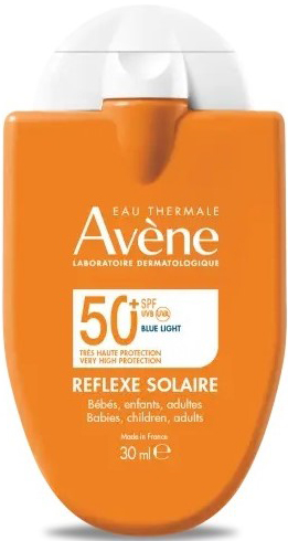 EAU THERMALE AVENE REFLEXE SOLAIRE SPF50+ BEBE BAMBINI ADULTO 30 ML - Fontenova srl