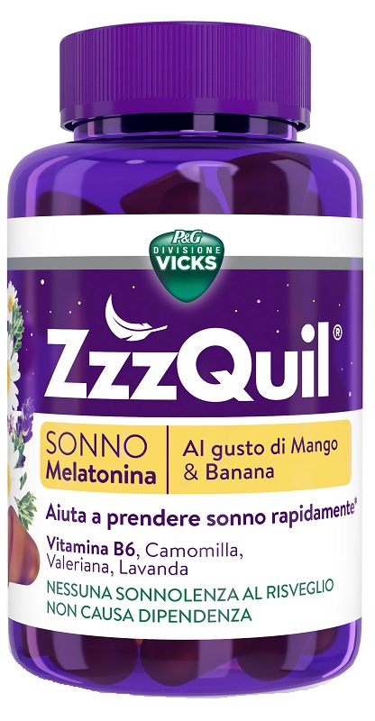ZZZQUIL SONNO MANGO & BANANA 60 PASTIGLIE GOMMOSE - Fontenova srl