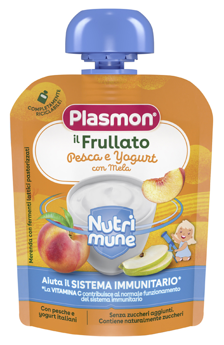 PLASMON NUTRI-MUNE PESCA/YOGURT CON MELA 85 G - Fontenova srl