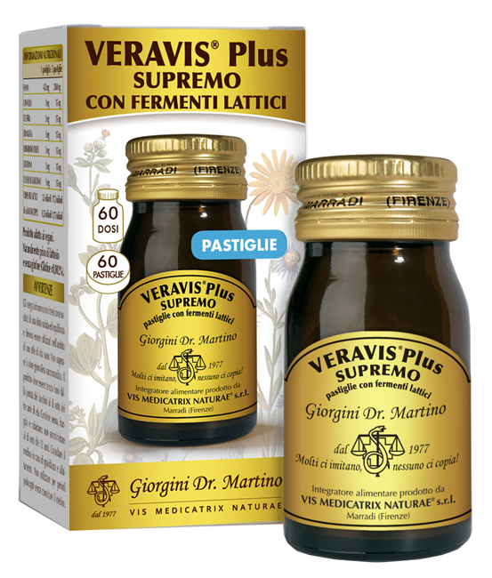 VERAVIS PLUS SUPREMO 60 PASTIGLIE FERMENTI LATTICI - Fontenova srl