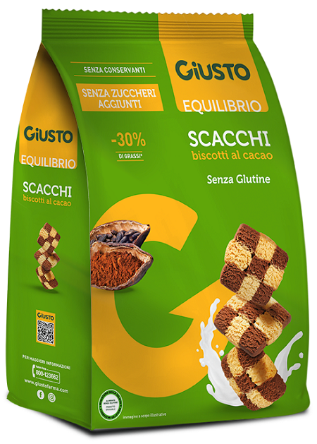 GIUSTO SENZA GLUTINE SCACCHI EQUILIBRIO 250 G - Fontenova srl