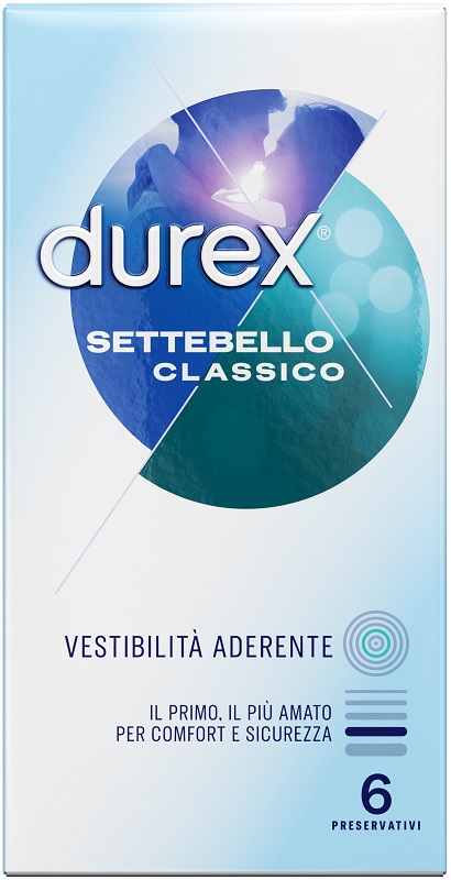 PROFILATTICO DUREX SETTEBELLO CLASSICO 6 PEZZI - Fontenova srl