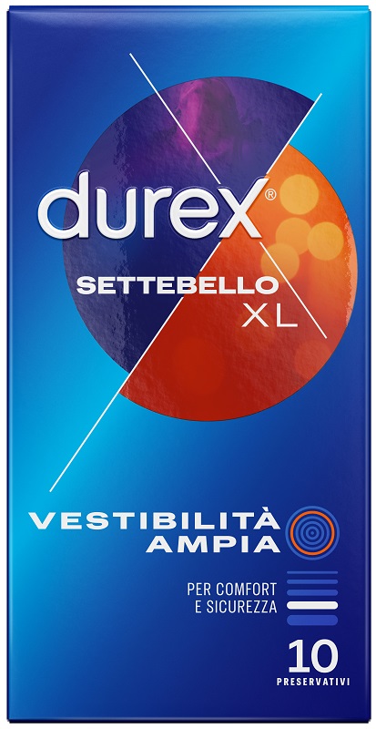 PROFILATTICO DUREX SETTEBELLO EXTRALARGE 10 PEZZI - Fontenova srl