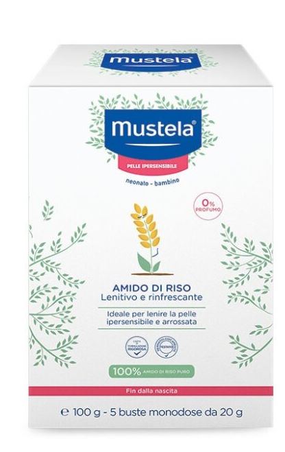 MUSTELA AMIDO DI RISO 100 G - Fontenova srl