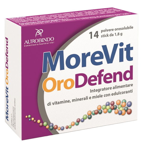 MOREVIT ORODEFEND 14 STICK 1,8 G CON EDULCORANTI - Fontenova srl