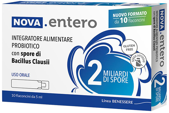 NOVA ENTERO 2 MILIARDI 10 FLACONCINI DA 5 ML - Fontenova srl
