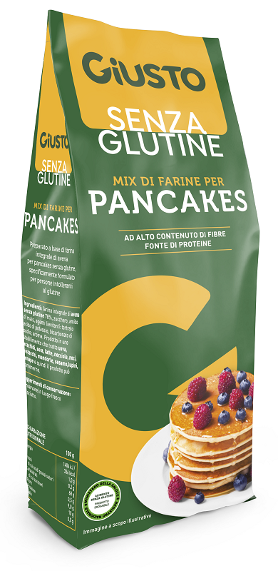 GIUSTO SENZA GLUTINE MIX PANCAKE 400 G - Fontenova srl