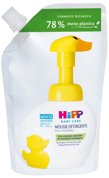 HIPP BABY CARE RICARICA MOUSSE DETERGENTE PAPERELLA FUN 250 ML - Fontenova srl