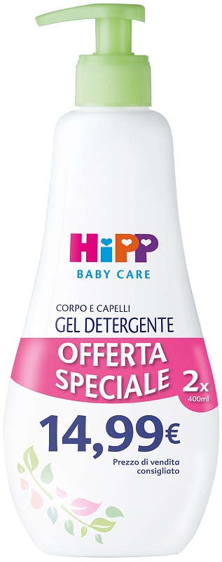HIPP BABY CARE GEL DETERGENTE CORPO CAPELLI 400 ML - Fontenova srl
