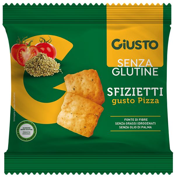 GIUSTO SENZA GLUTINE SFIZIETTI PIZZA 40 G - Fontenova srl