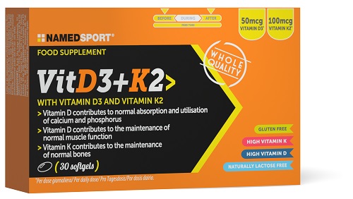 VITD3+K2 30 SOFTGELS - Fontenova srl