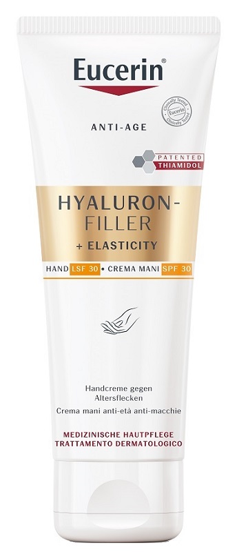 EUCERIN HYALURON FILLER + ELASTICITY CREMA MANI ANTI MACCHIE 75 ML - Fontenova srl