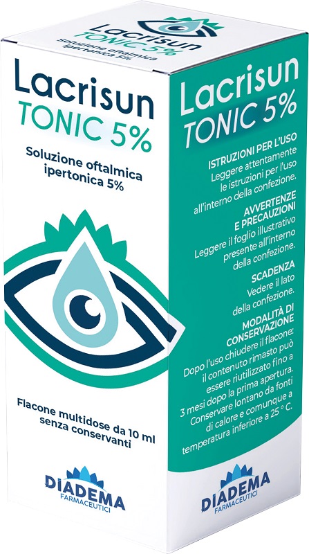 SOLUZIONE OFTALMICA IPERTONICA LACRISUN TONIC 5% 10 ML - Fontenova srl