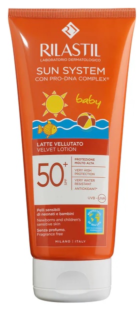 RILASTIL SUN SYSTEM BABY LATTE VELLUTO SPF50+ 250 ML - Fontenova srl